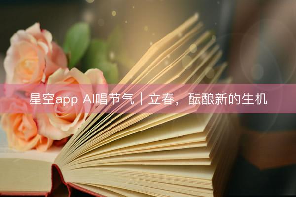 星空app AI唱节气｜立春，酝酿新的生机