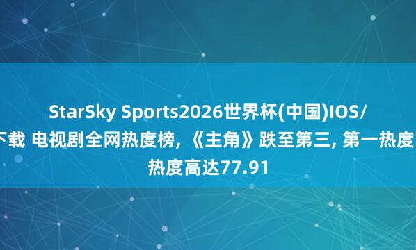 StarSky Sports2026世界杯(中国)IOS/安卓官方下载 电视剧全网热度榜, 《主角》跌至第三, 第一热度高达77.91